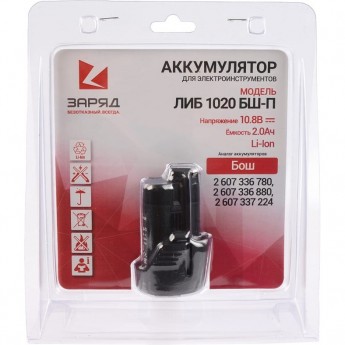 Аккумулятор RANT POWERMAN ЛИБ-1020-БШ-П для Bosch Аккумулятор RANT POWERMAN ЛИБ-1020-БШ-П для Bosch